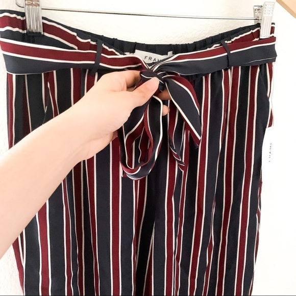 Frame Stripe Side Slit Easy Pant - Picture 8 of 11